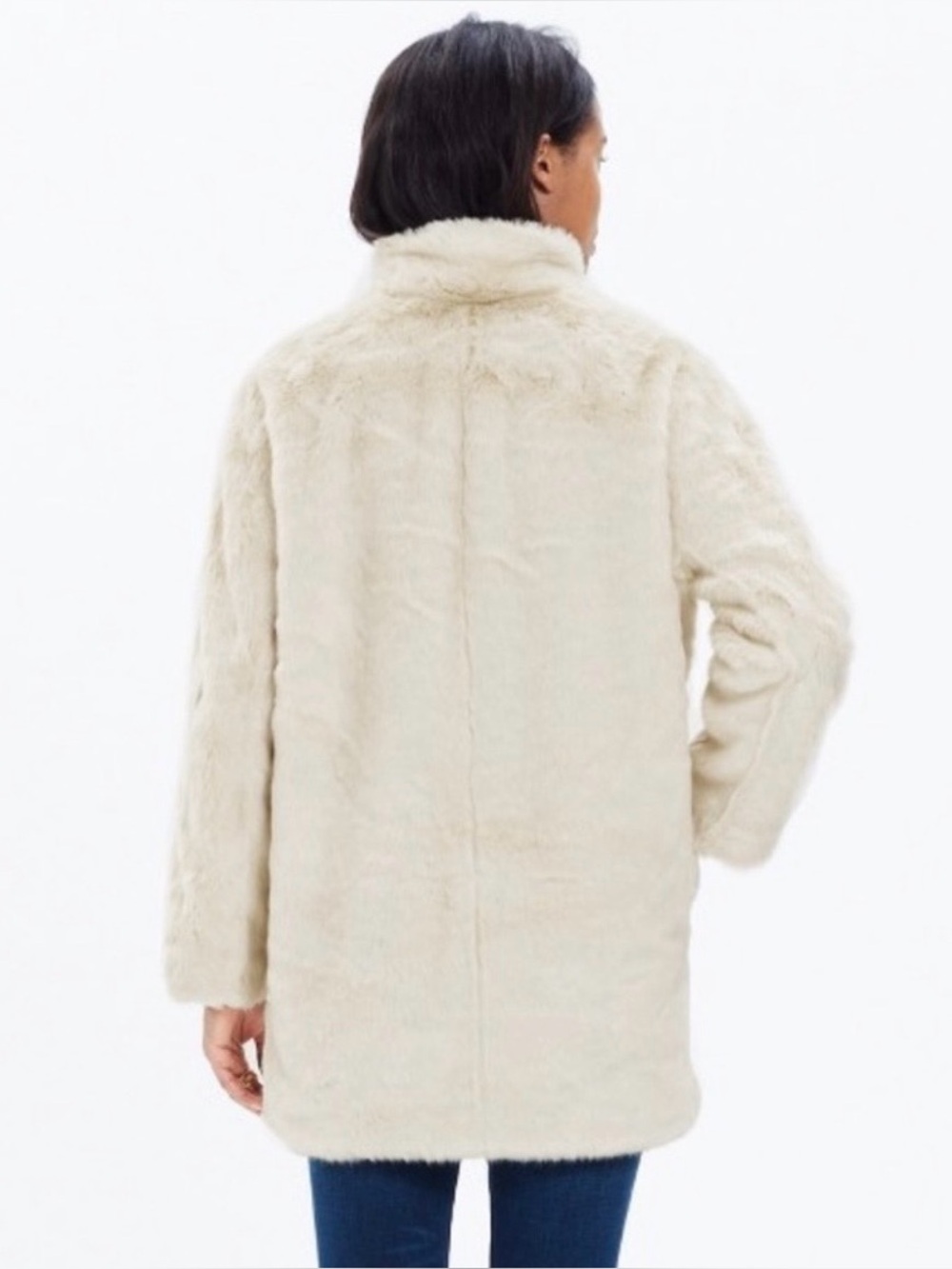 Madewell Stagedoor Faux Fur Coat